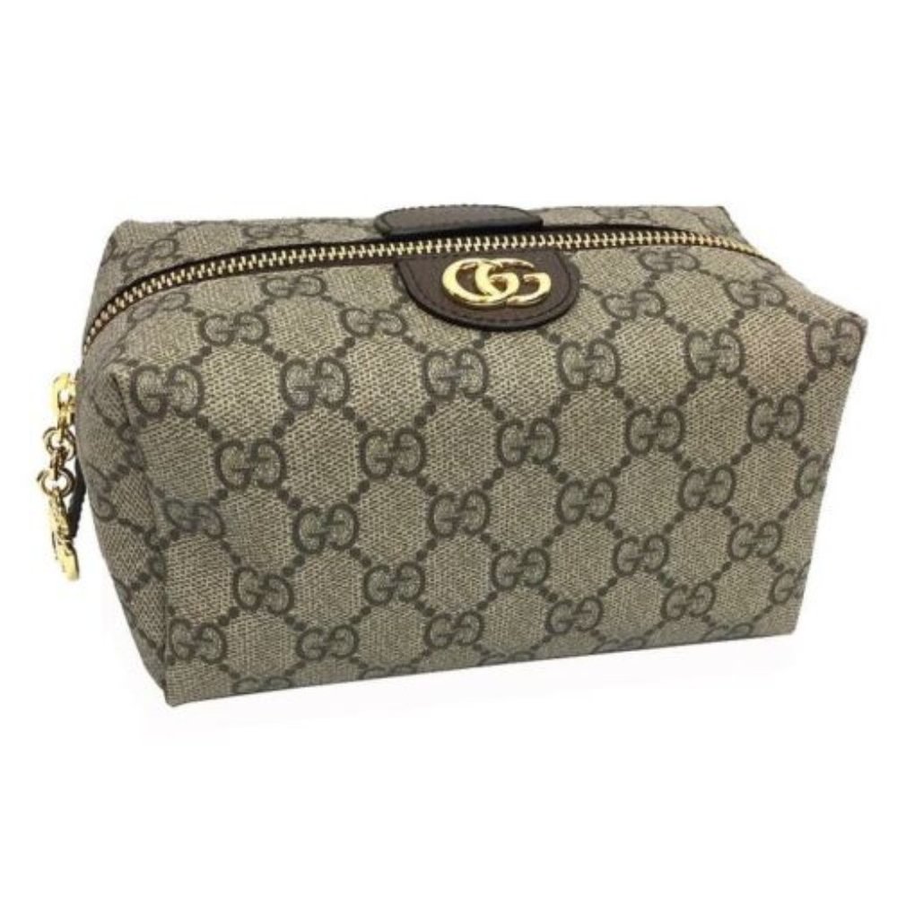 Gucci Interlocking GG Supreme Zipped Travel Case New with either dust bag or box